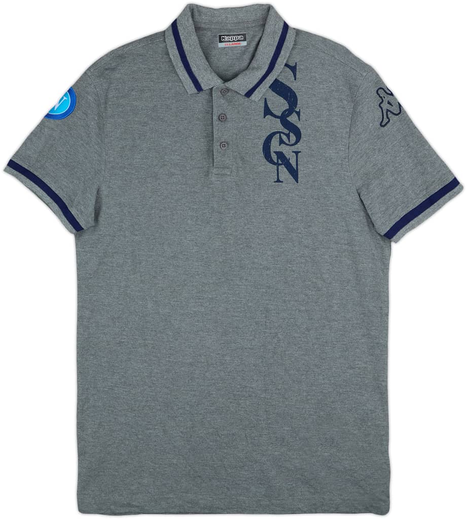 2015-16 Napoli Kappa Polo Shirt - 8/10 - (XXL)