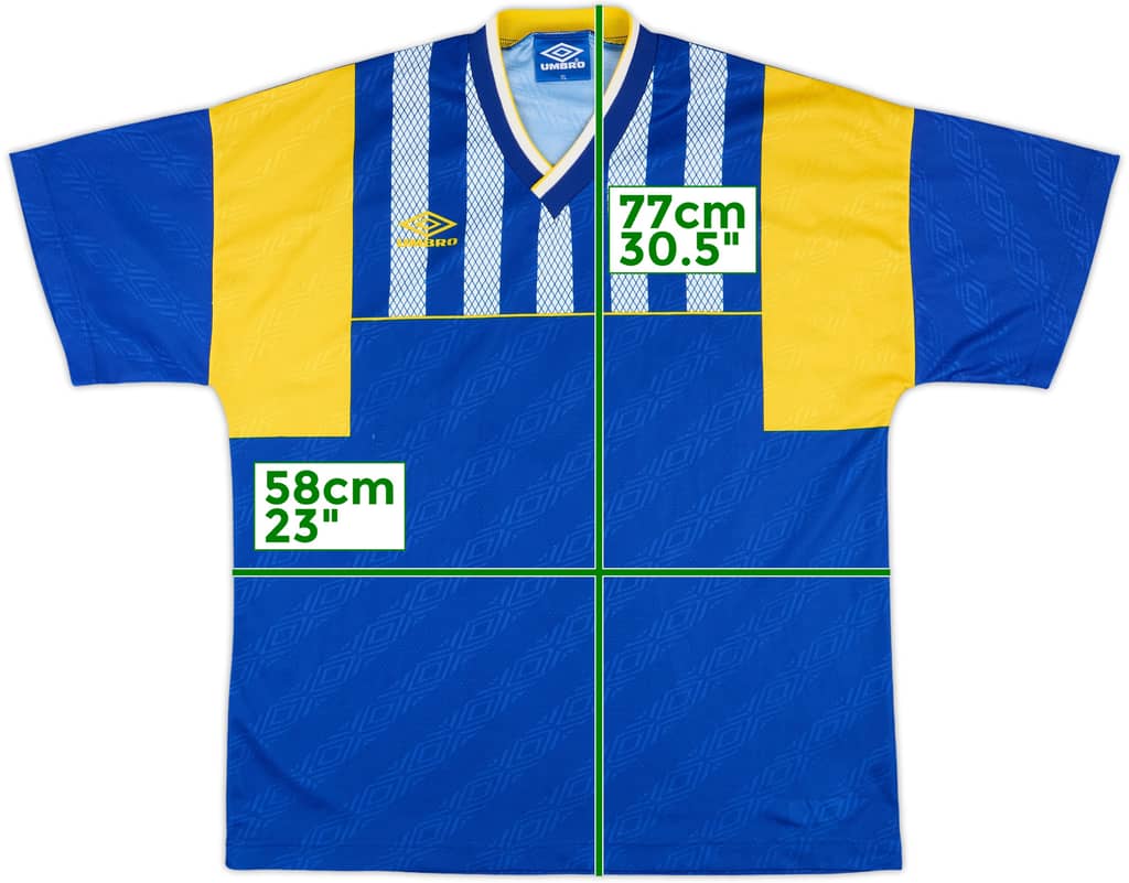 1990s Umbro Template Shirt (Ukraine) - 8/10 - (XL)