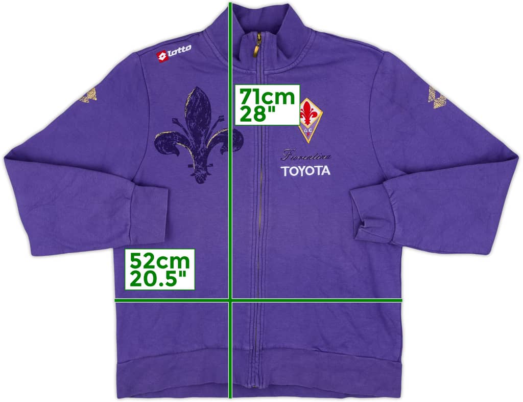 2008-09 Fiorentina Lotto Chaqueta de chándal - 7/10 - (M)