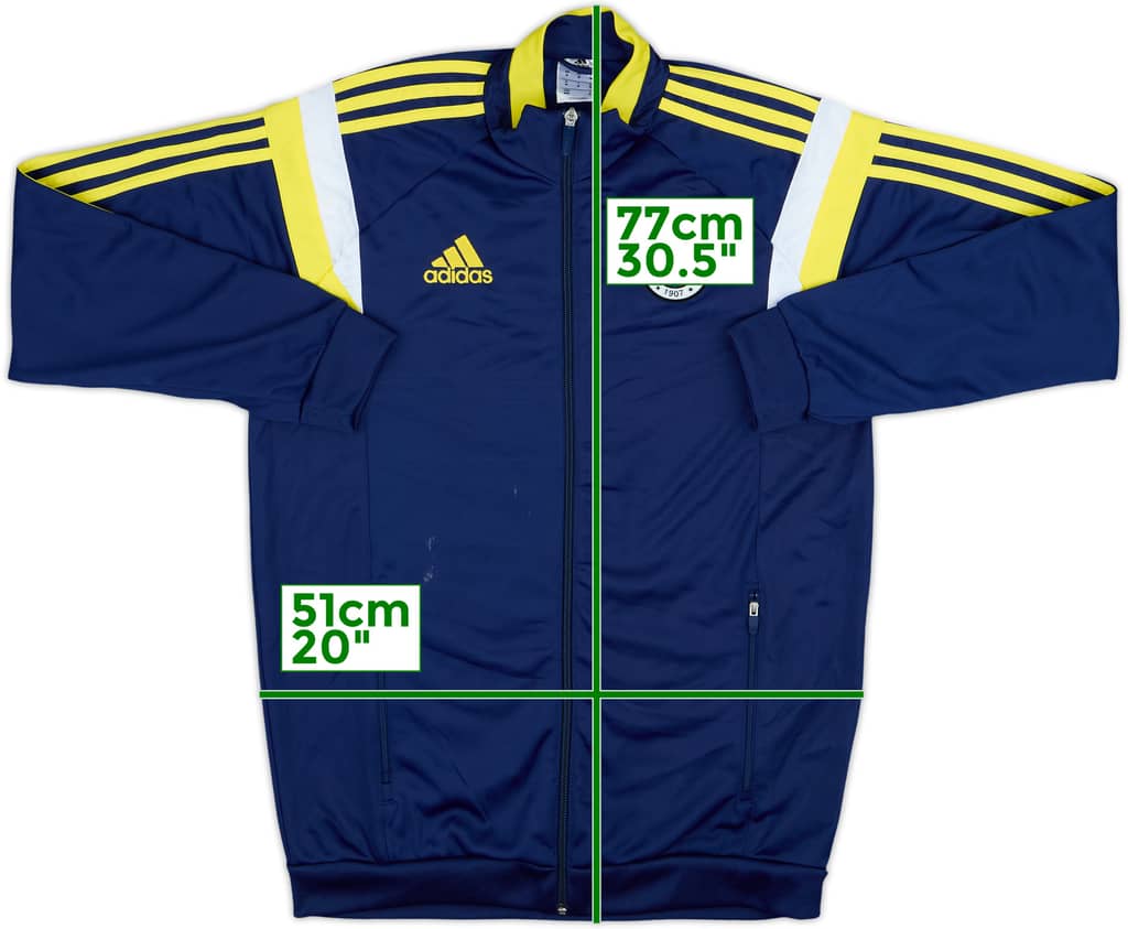 2014-15 Fenerbahce adidas Track Jacket - 7/10 - (M)