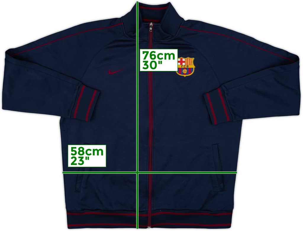 2010-11 Barcelona Nike Track Jacket - 8/10 - (XL)