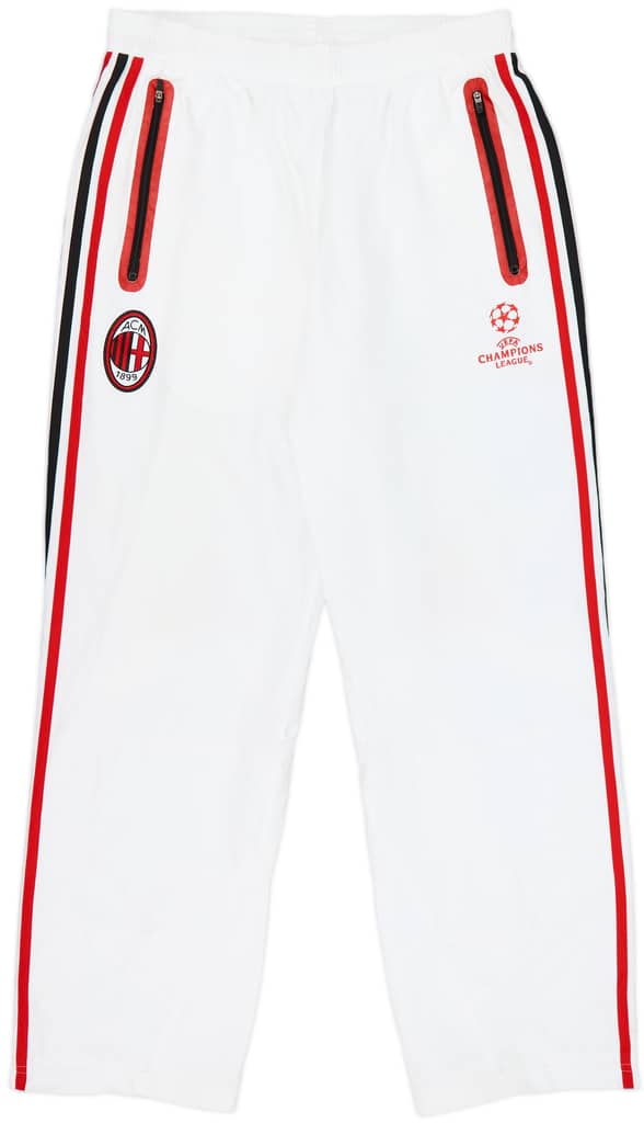2010-11 AC Milan CL adidas Track Pants/Bottoms - 7/10 - (M)