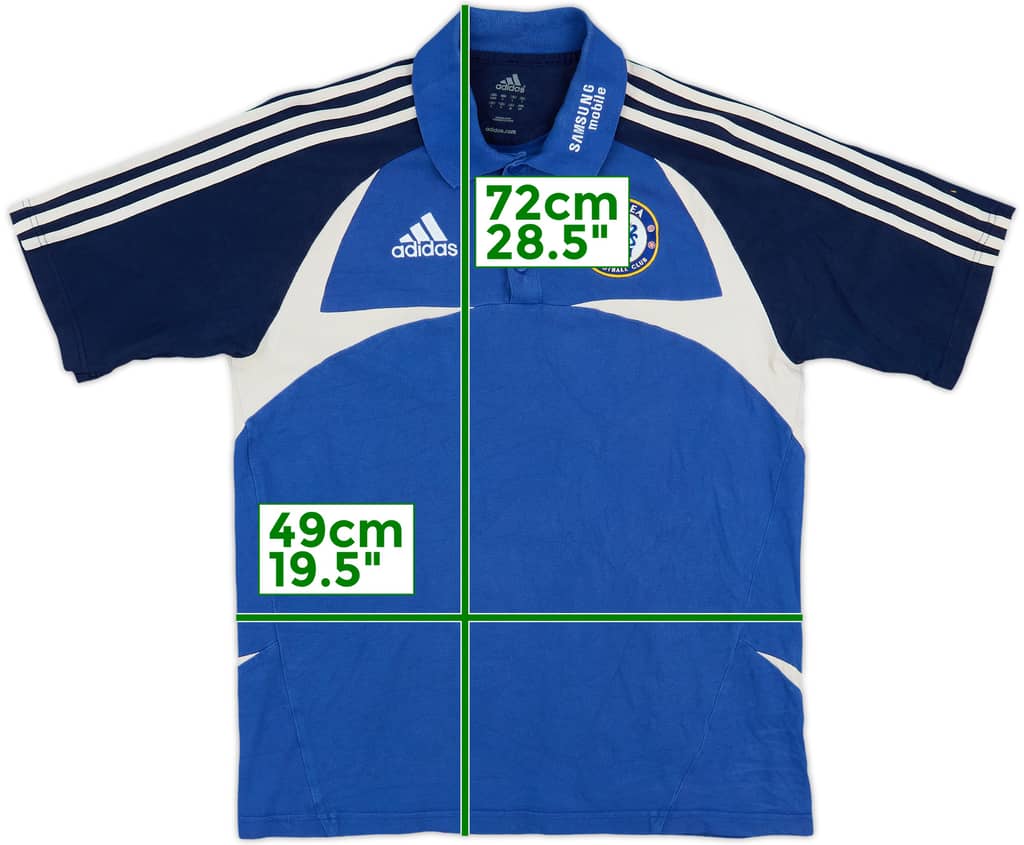 2008-09 Chelsea adidas Polo Shirt - 6/10 - (S)