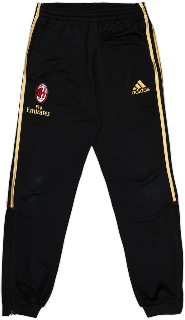 2010-11 AC Milan adidas Track Pants/Bottoms - 7/10 - (L.Boys)
