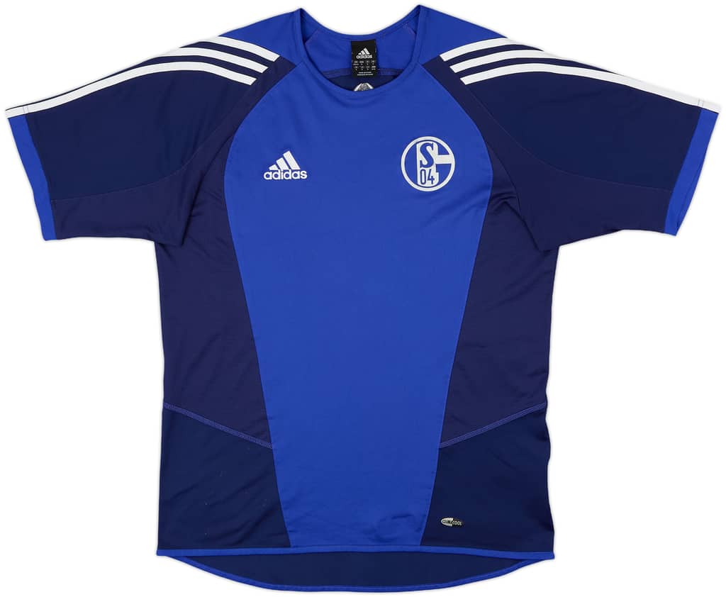 2005-06 Schalke adidas Training Shirt - 6/10 - (L)