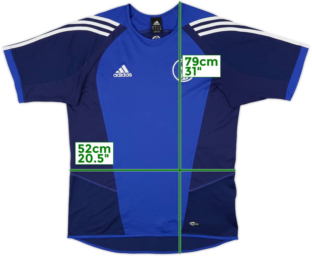 2005-06 Schalke adidas Training Shirt - 6/10 - (L)