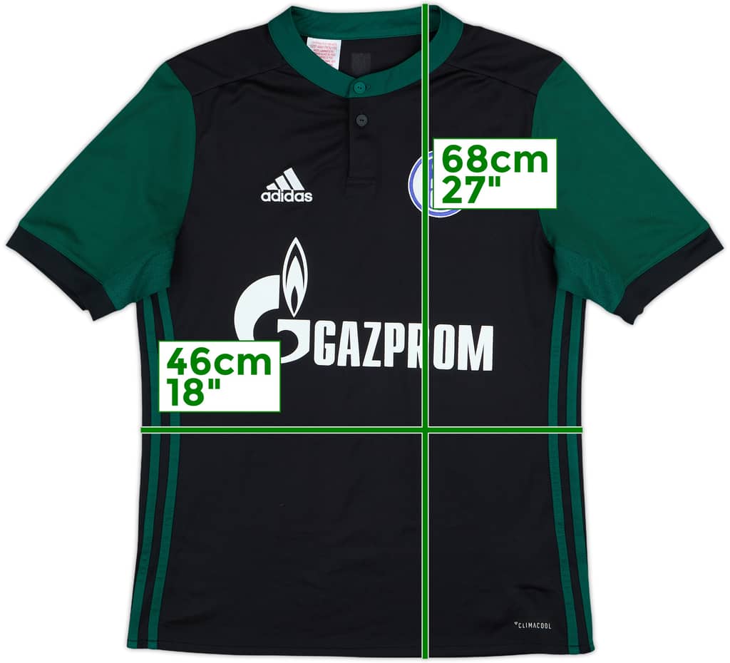 Camiseta de la tercera equipación del Schalke 2017-18 - 8/10 - (XL.Niños)