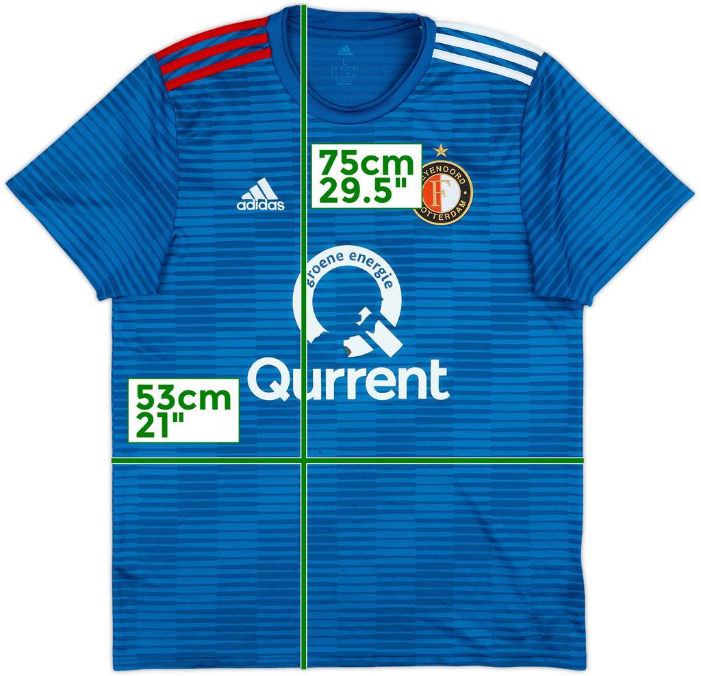 2018-19 Feyenoord Away Shirt - 5/10 - (L)