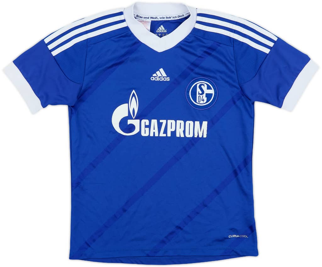2013-14 Schalke Home Shirt - 6/10 - (M.Boys)
