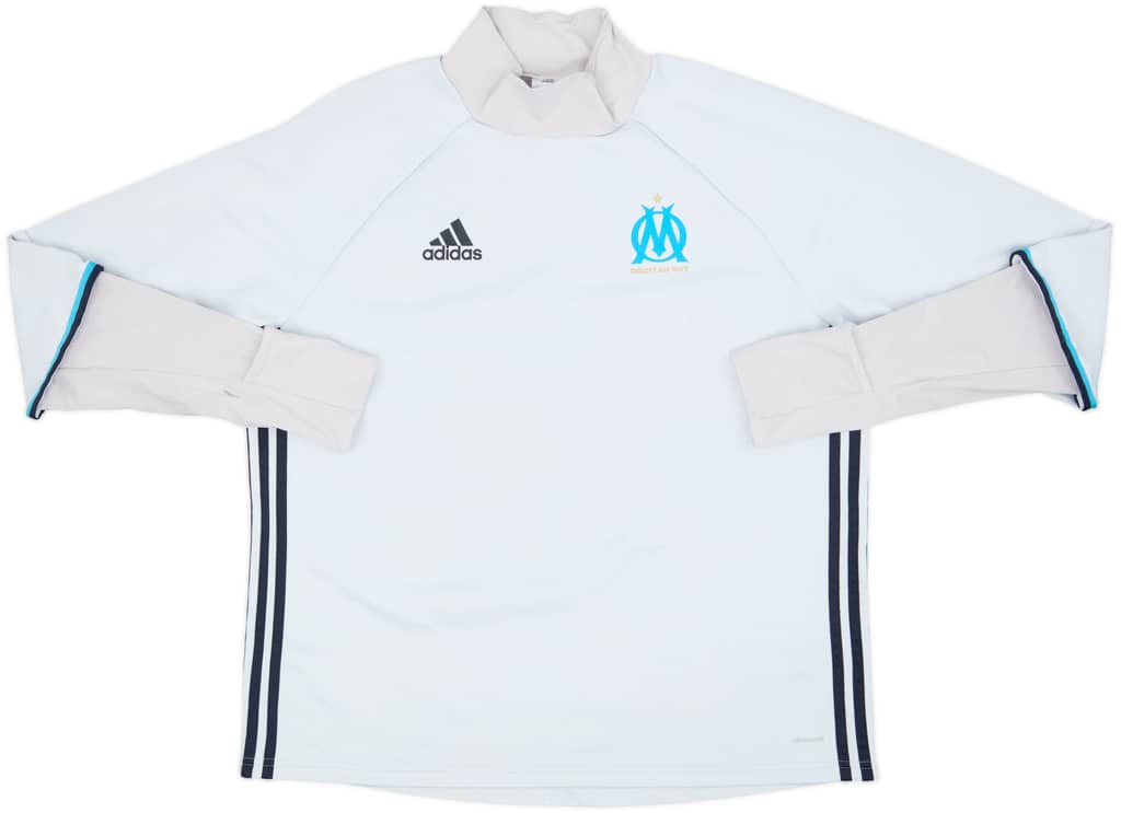 2016-17 Olympique Marseille adidas Drill Top - 5/10 - (XL)