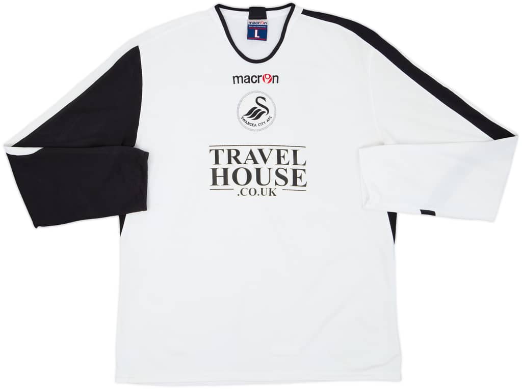 2006-07 Swansea City Home L/S Shirt - 7/10 - (L)