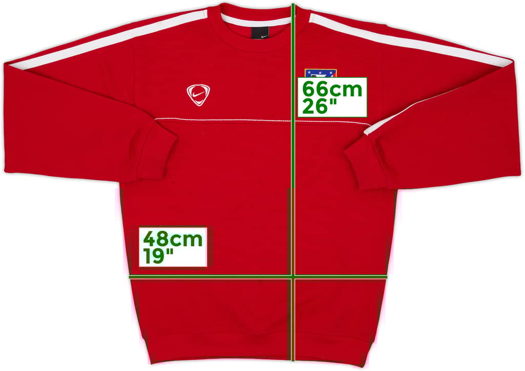 2004-05 Atletico Madrid Nike Sweat Top - 8/10 - (S)