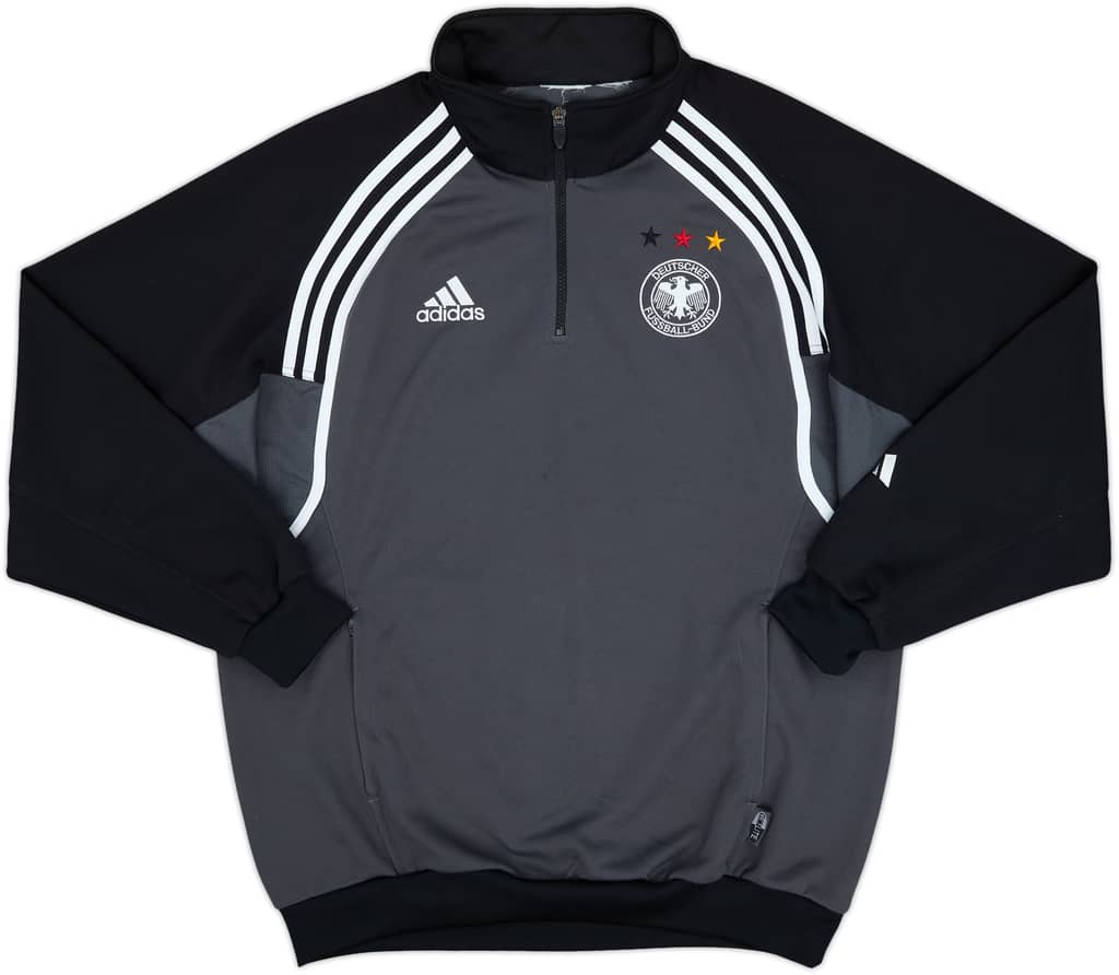 2000-02 Germany adidas 1/4 Zip Training Top - 8/10 - (XXL)
