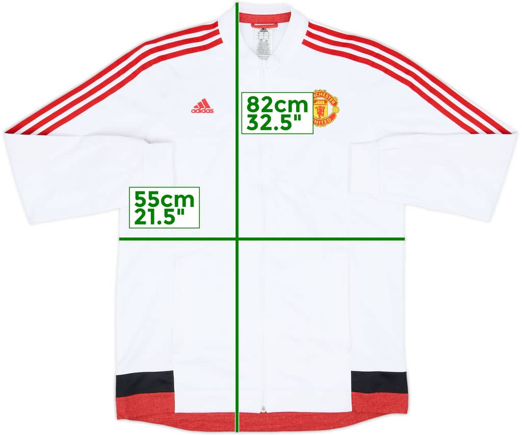 2015-16 Manchester United adidas Track Jacket - 7/10 - (L)