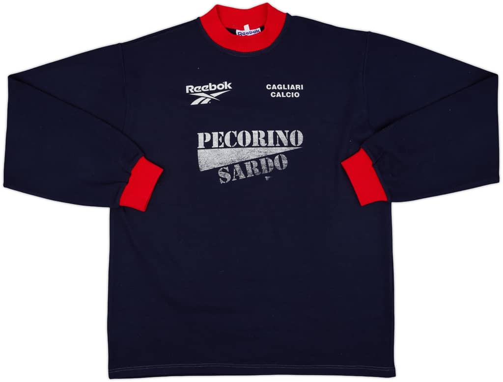 1996-98 Cagliari Reebok Drill Top - 6/10 - (XL)