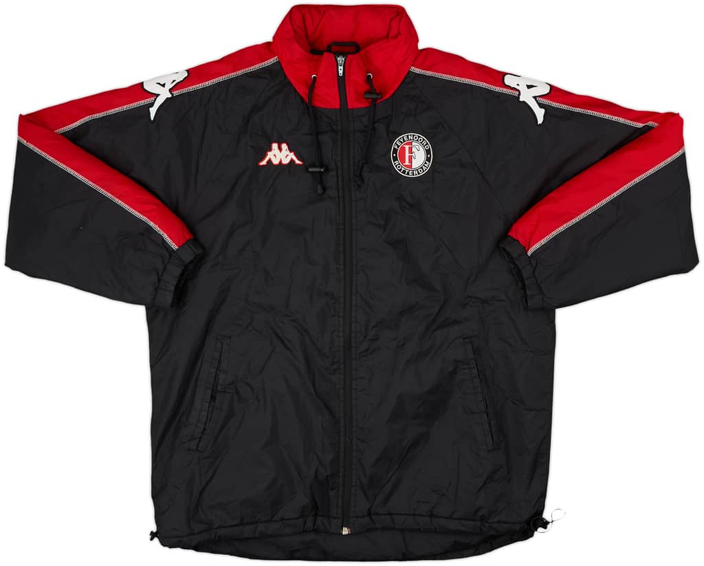 2001-02 Feyenoord Kappa Padded Bench Coat - 9/10 - (L)