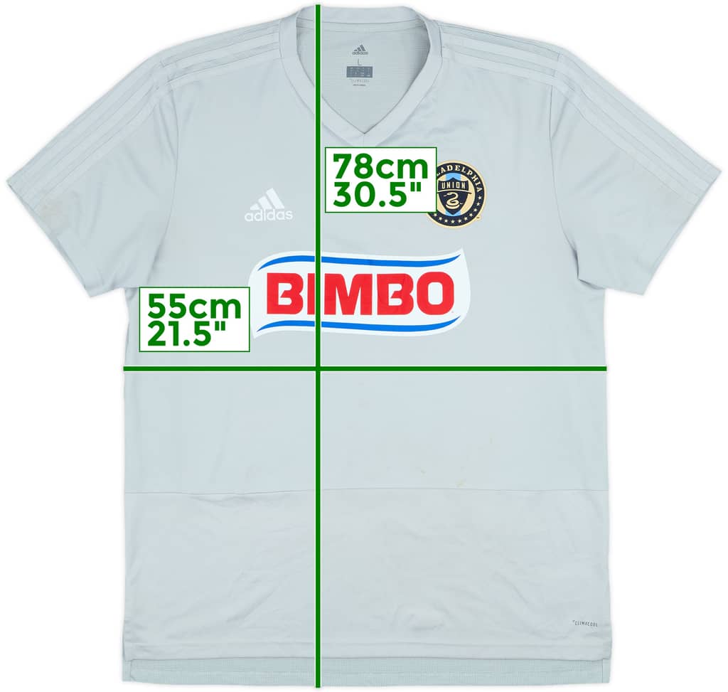 2017-18 Philadelphia Union adidas Training Shirt - 7/10 - (L)