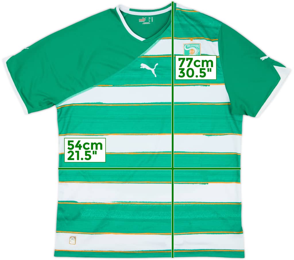 2010-11 Ivory Coast Away Shirt - 8/10 - (XL)