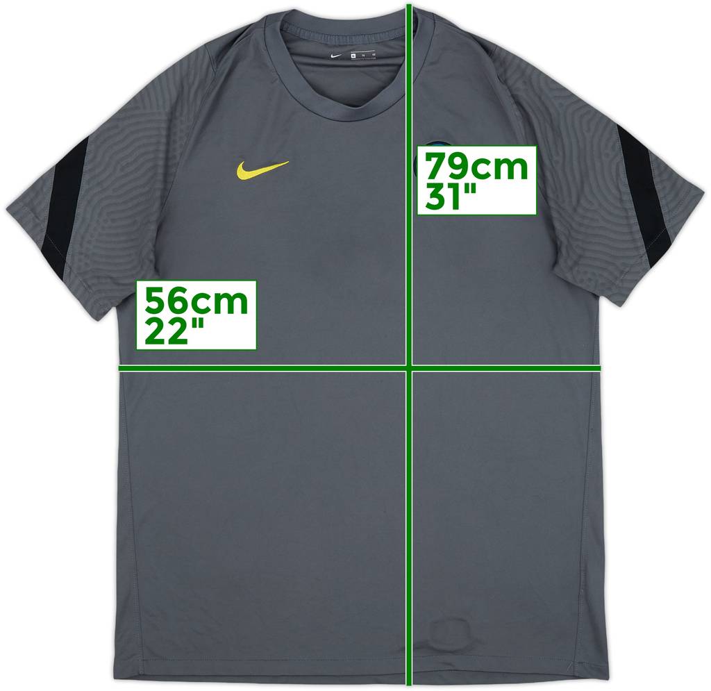 2020-21 Inter Milan Nike Training Shirt - 8/10 - (XL)