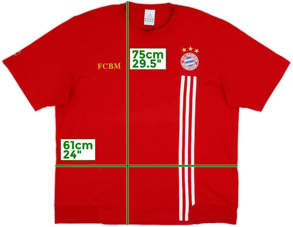 2006-07 Bayern Munich adidas Cotton Tee - 7/10 - (XL)