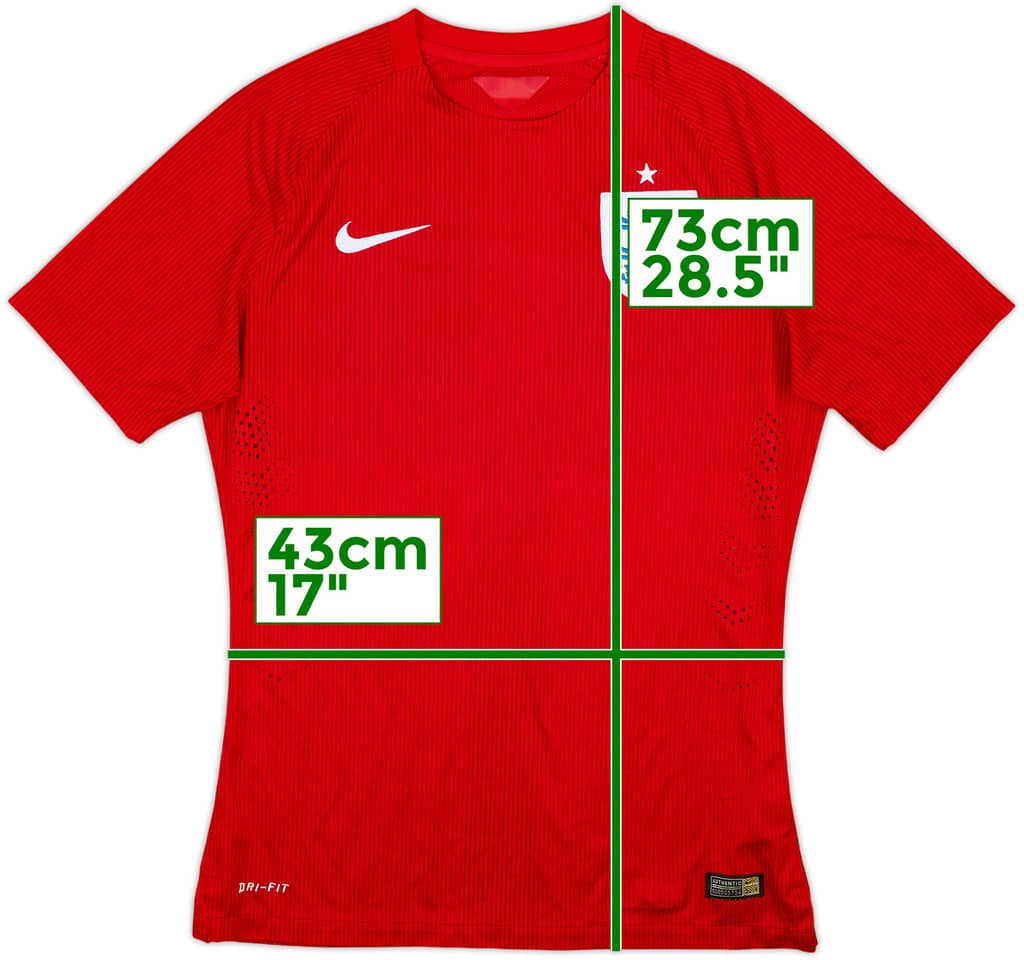 2014-15 England Authentic Away Shirt - 9/10 - (M)
