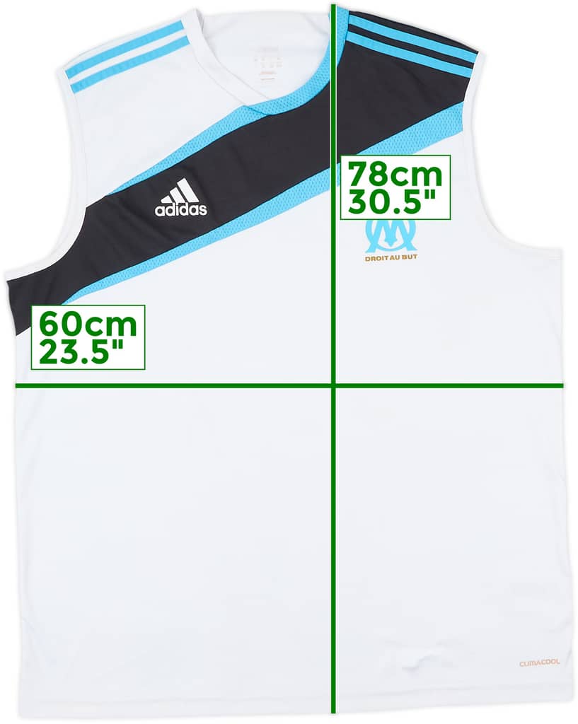 2009-10 Marseille adidas Training Vest - 7/10 - (XXL)