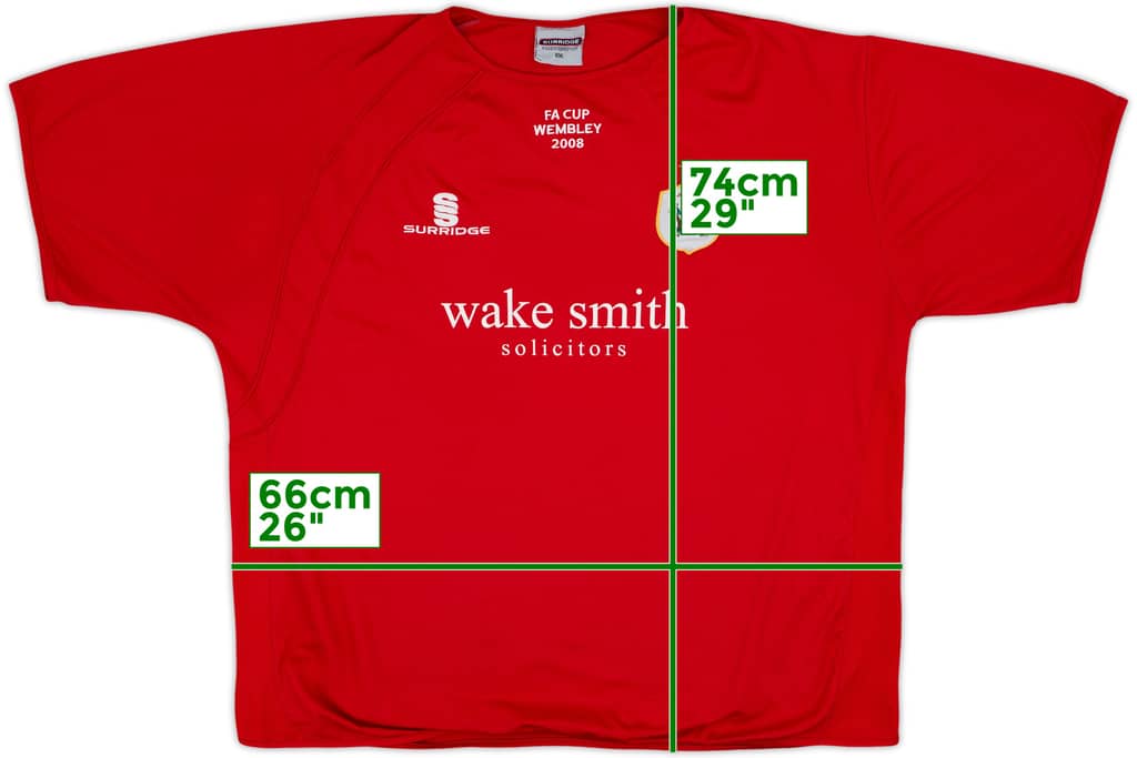2007-08 Barnsley FA Cup Semi Final Home Shirt - 7/10 - (XXL)