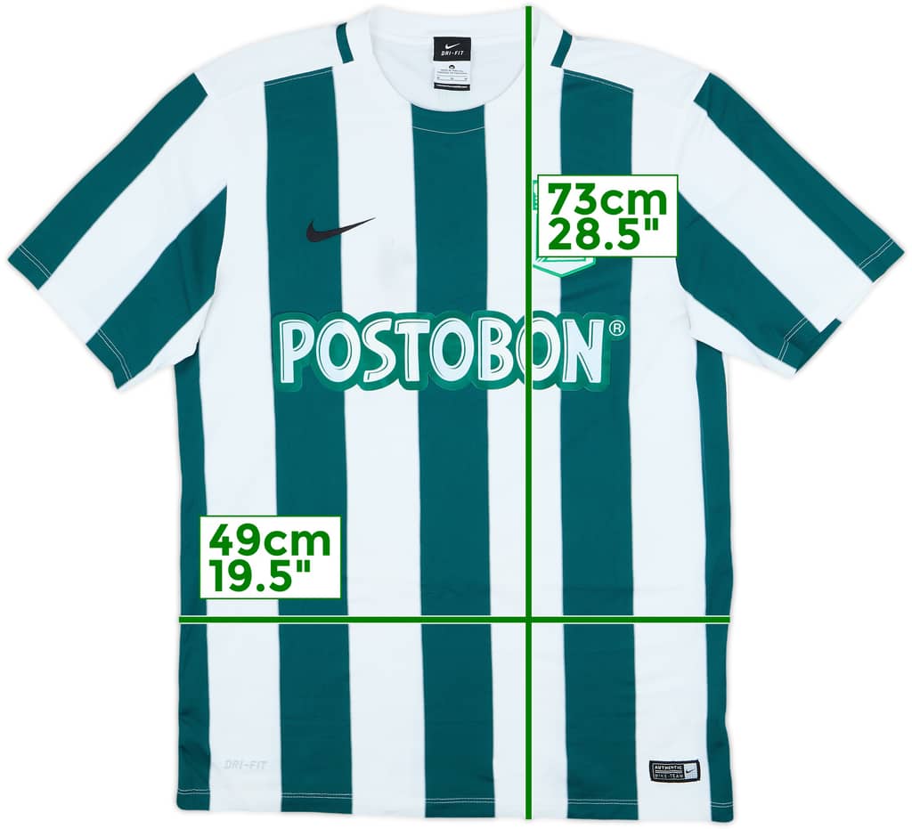2015-16 Atletico Nacional Home Shirt - 5/10 - (M)