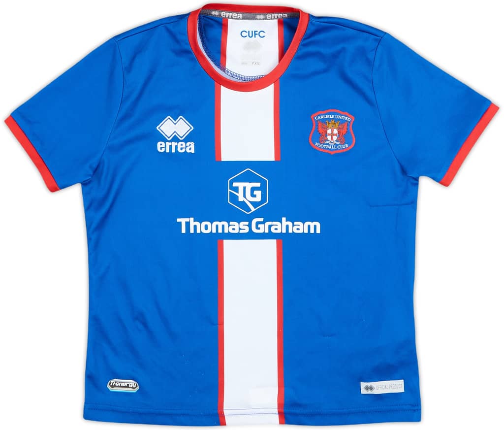 2021-22 Carlisle United Home Shirt - 8/10 - (7-8 Years)