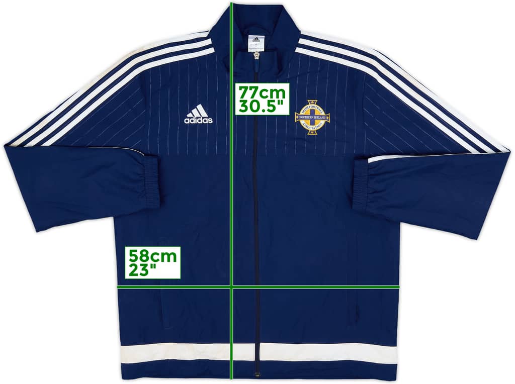 2014-15 Northern Ireland adidas Track Jacket - 5/10 - (L)