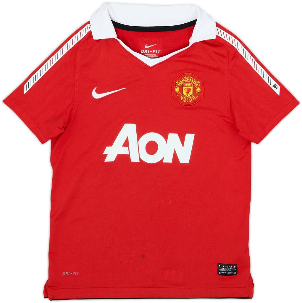 2010-11 Manchester United Home Shirt - 6/10 - (S.Boys)