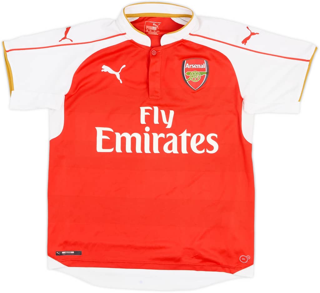 2015-16 Arsenal Home Shirt - 6/10 - (XL.Boys)