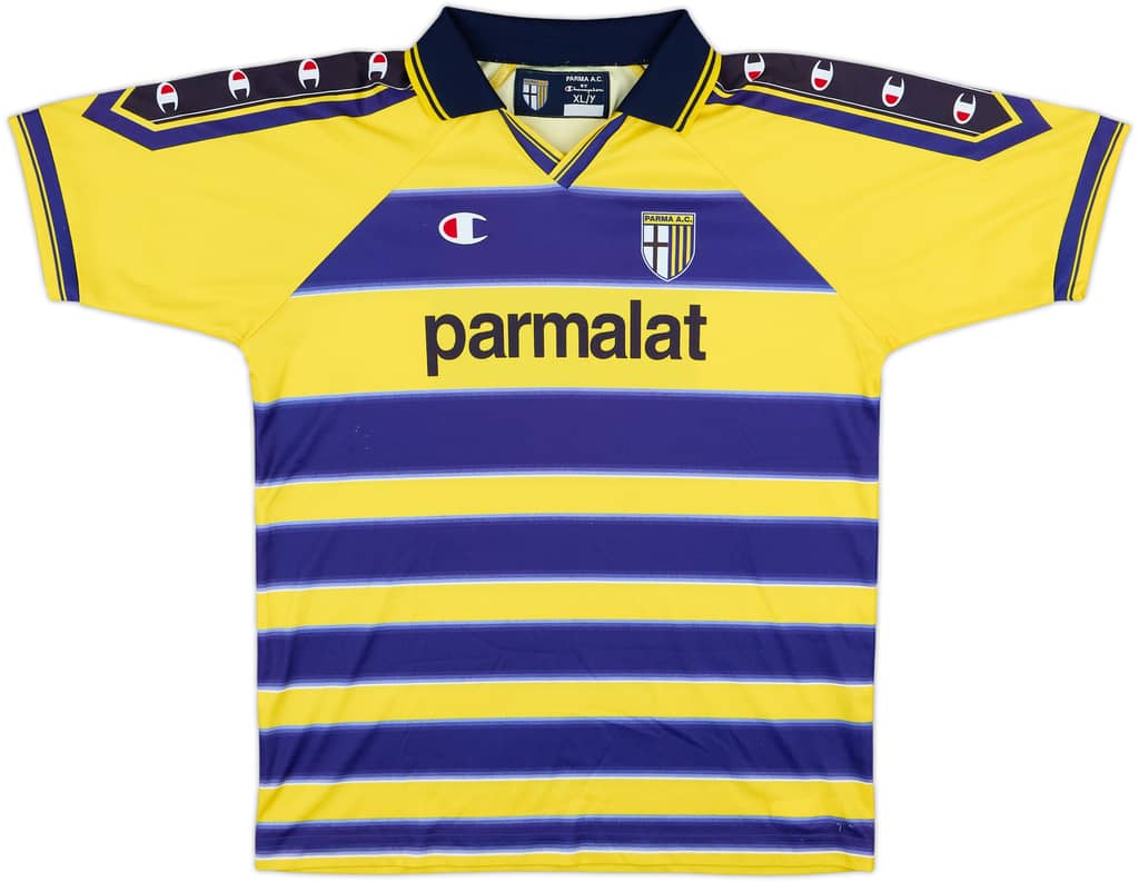 1999-00 Parma Basic Home Shirt - 8/10 - (XL.Boys)