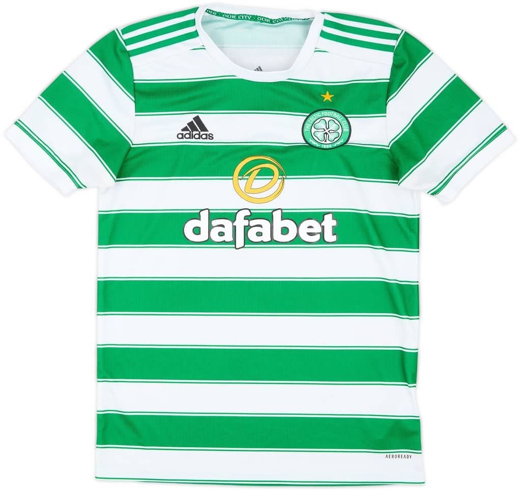 2021-22 Celtic Home Shirt - 8/10 - (S)