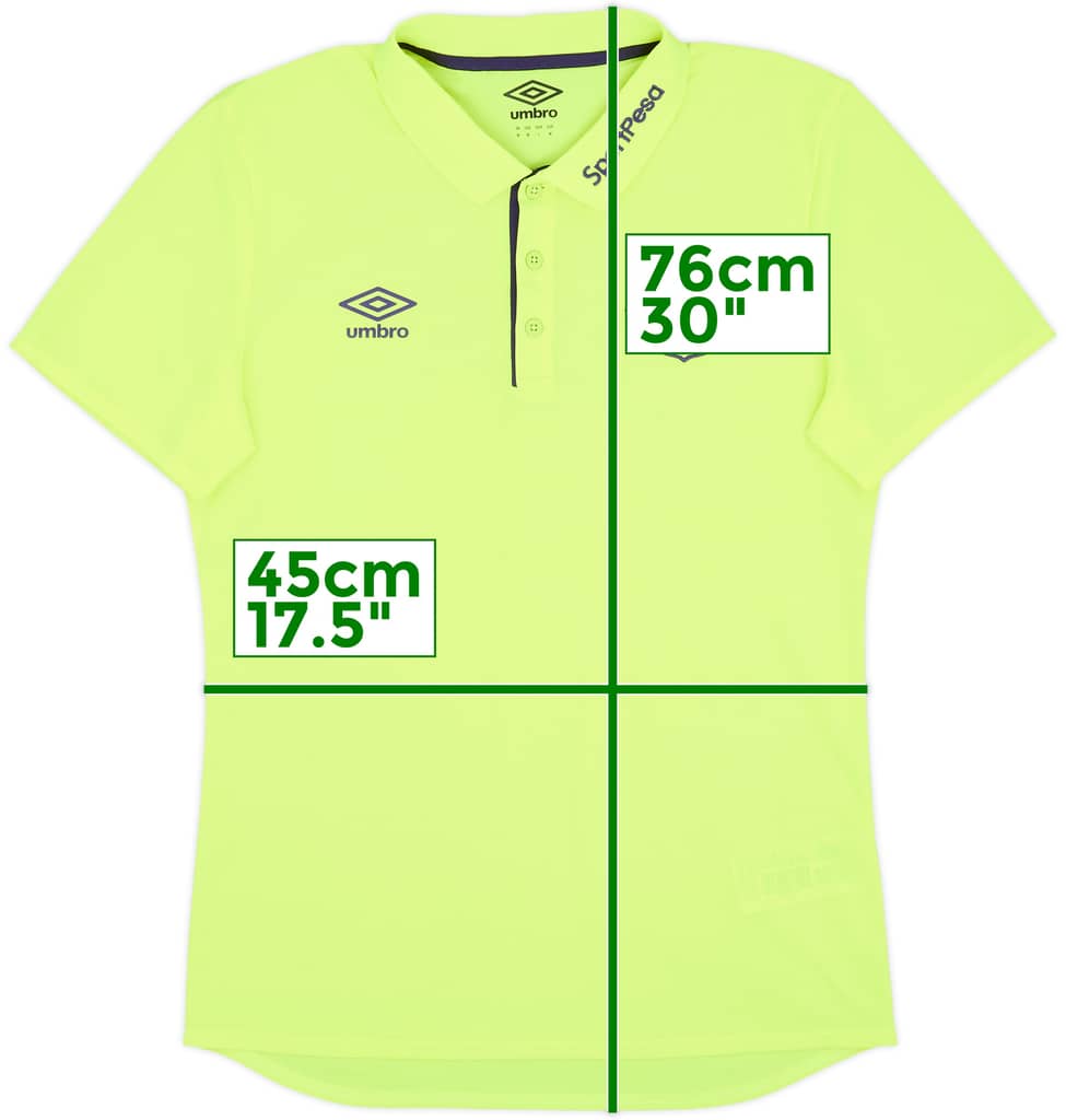 2018-19 Everton Umbro Polo Shirt - 10/10 - (M)