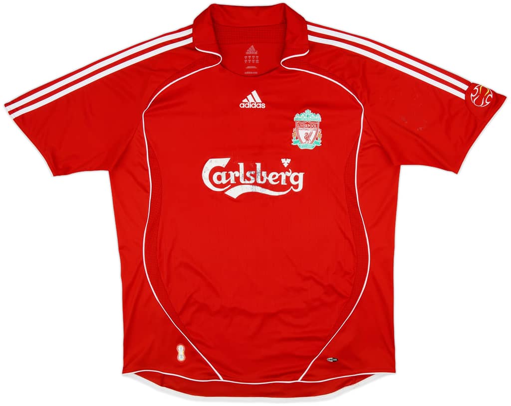 2006-08 Liverpool Home Shirt - 5/10 - (XL)