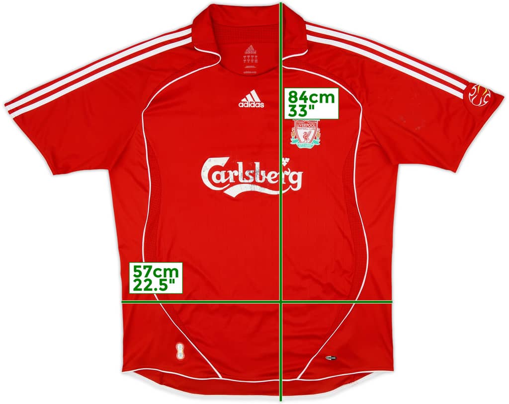 2006-08 Liverpool Home Shirt - 5/10 - (XL)