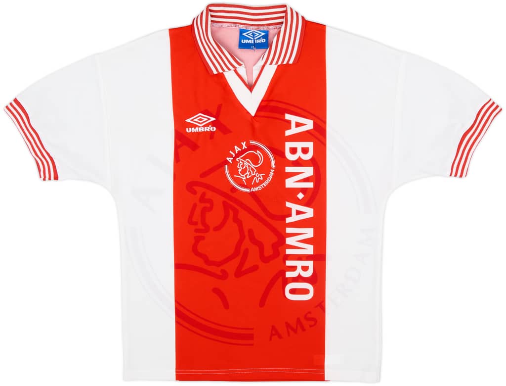 1995-96 Ajax Home Shirt - 8/10 - (XS)
