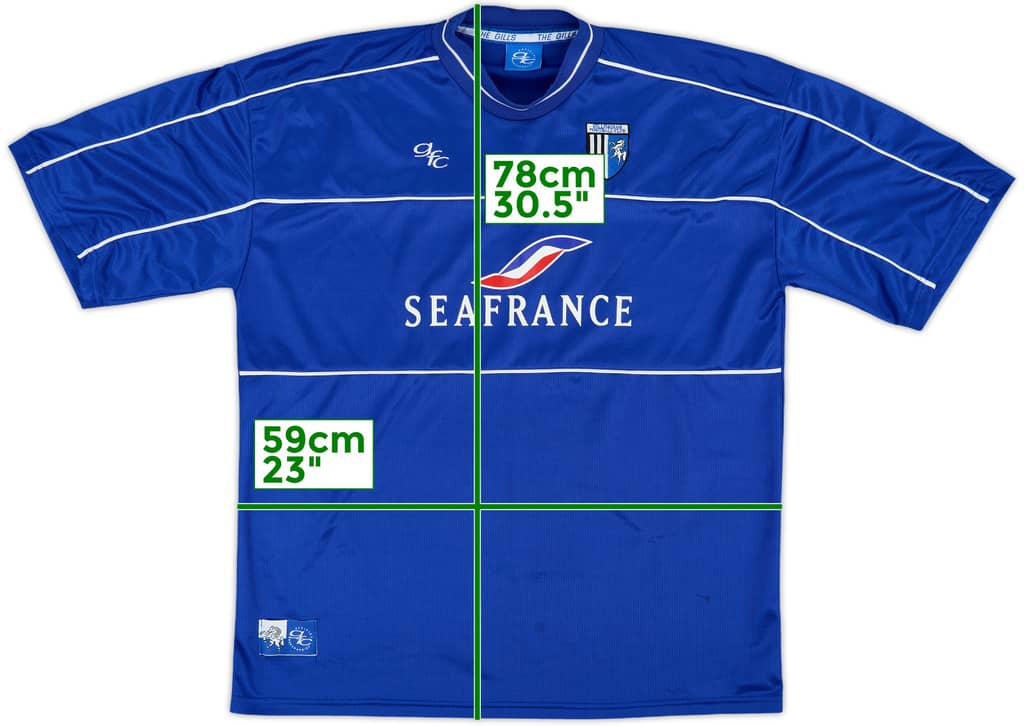 2001-02 Gillingham Home Shirt - 8/10 - (L)
