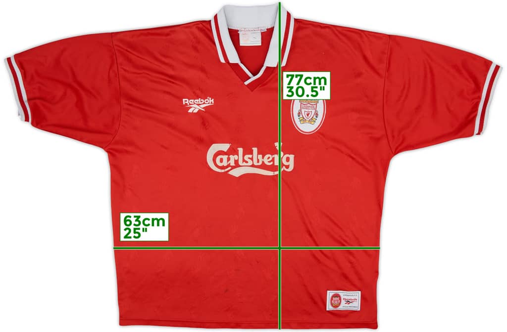 1996-98 Liverpool Home Shirt - 5/10 - (XXL)