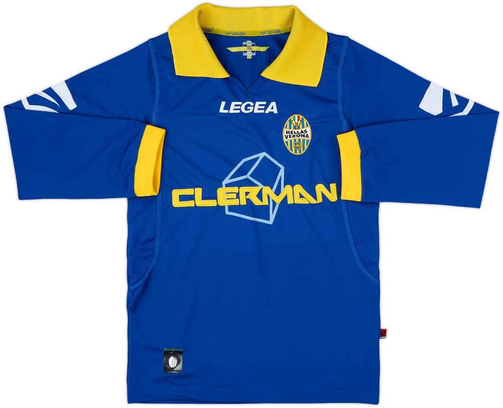 2005-06 Hellas Verona Home L/S Shirt - 9/10 - (S)