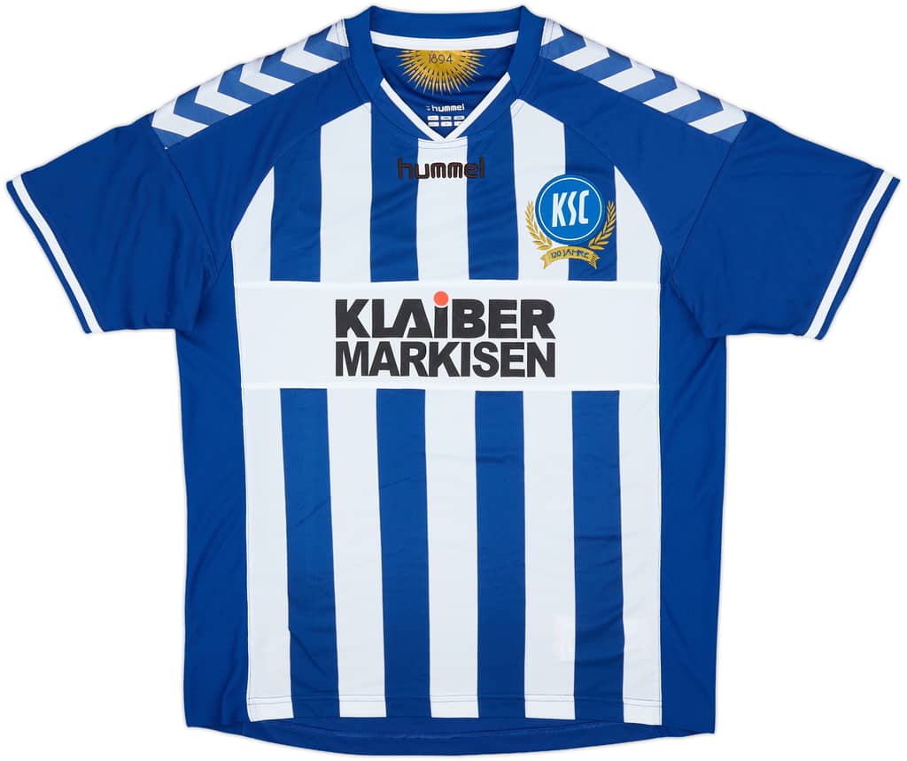 2014-15 Karlsruher Home Shirt - 8/10 - (L)