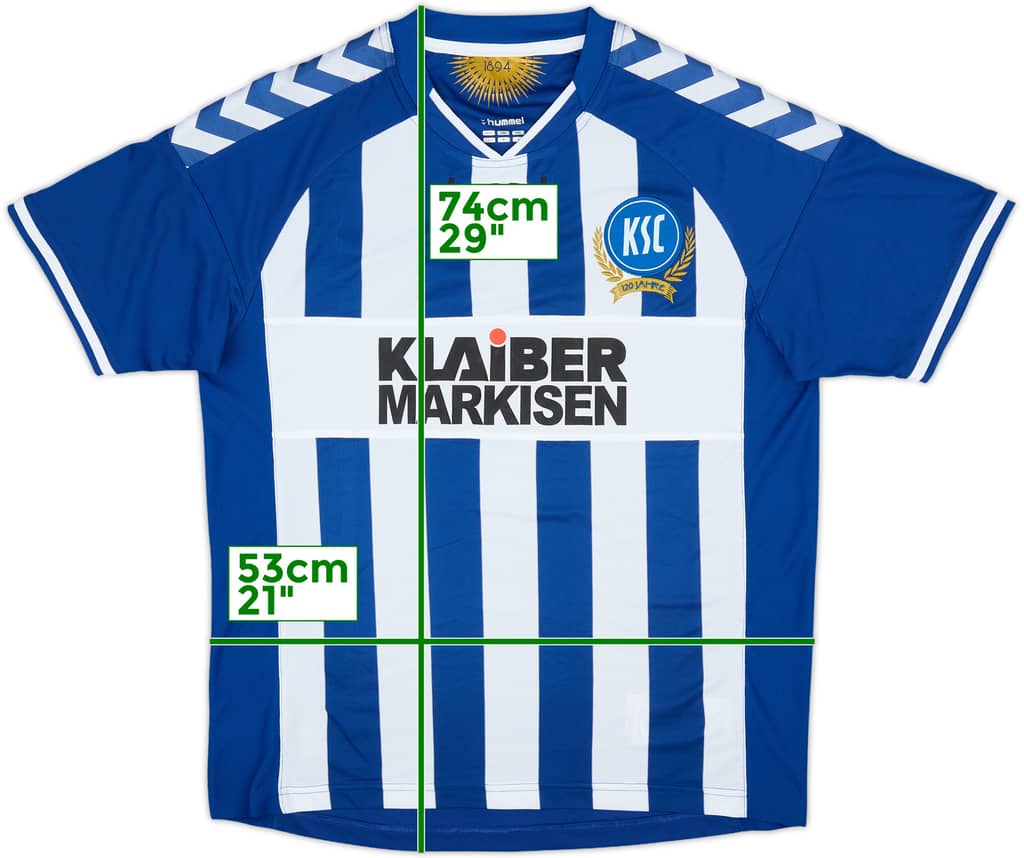 2014-15 Karlsruher Home Shirt - 8/10 - (L)