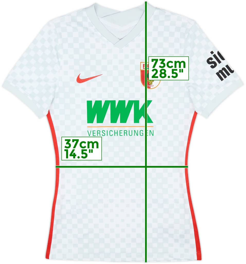 2021-22 Augsburg Away Shirt - 9/10 - (S)