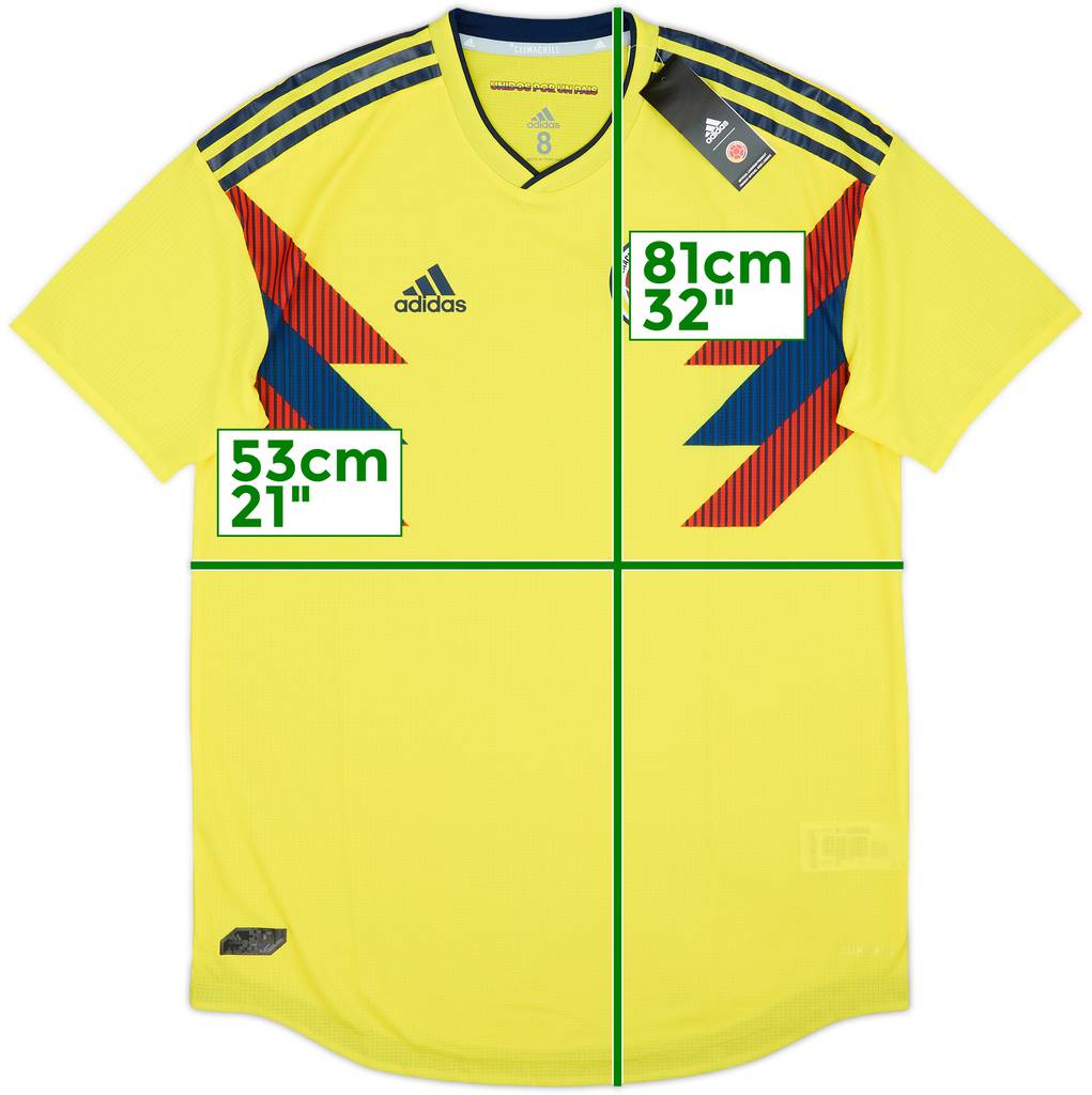 2018-19 Colombia Player Issue Home Shirt (L)