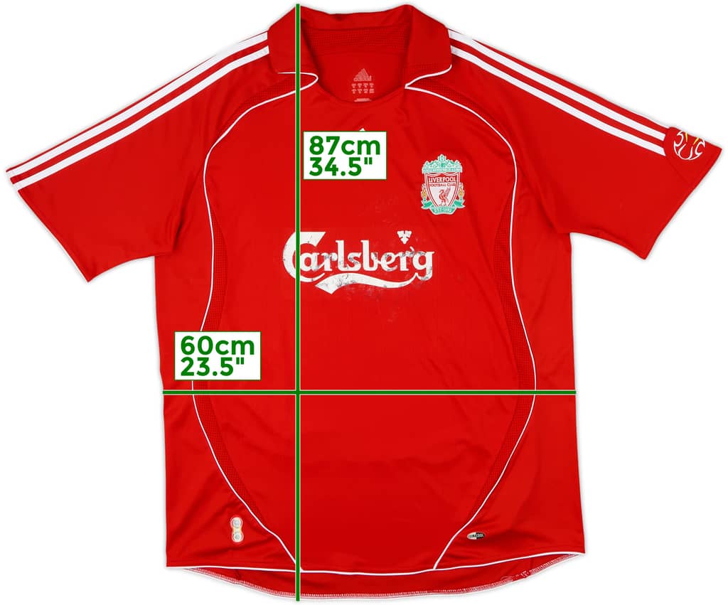 2006-08 Liverpool Home Shirt - 4/10 - (XL)
