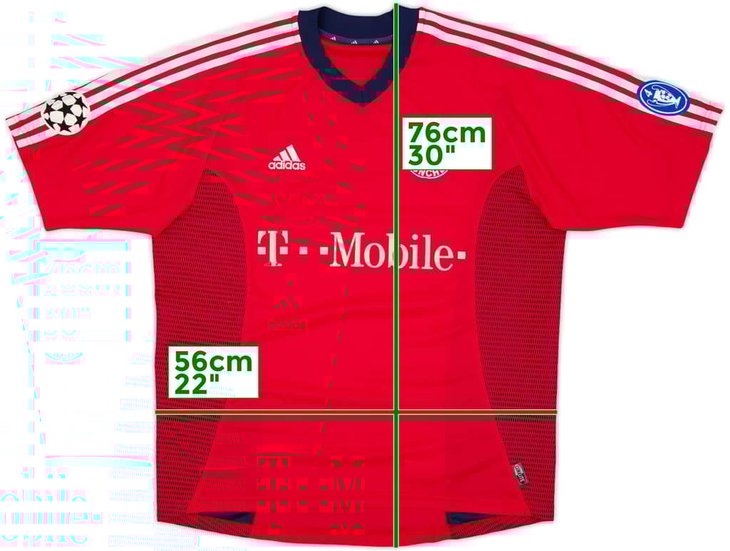 2002-03 Bayern Munich CL Shirt - 5/10 - (XL)
