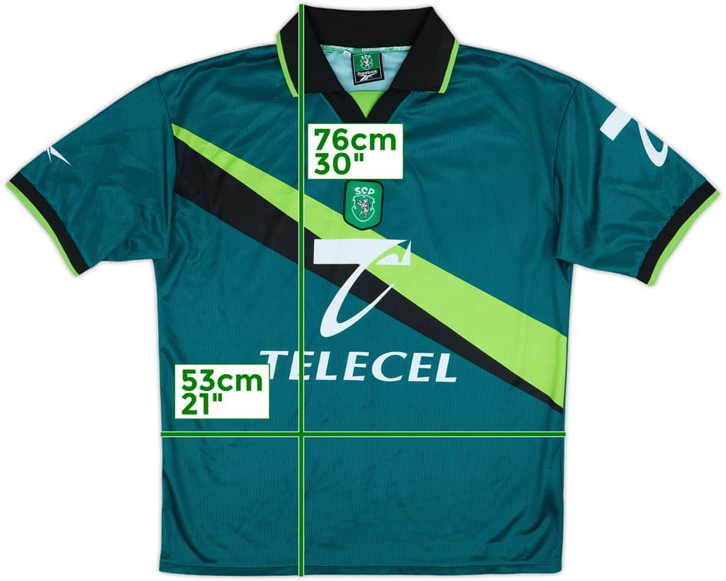 1999-00 Sporting CP Away Shirt - 8/10 - (M)