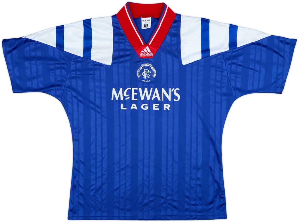 1992-94 Rangers Home Shirt - 8/10 - (L)