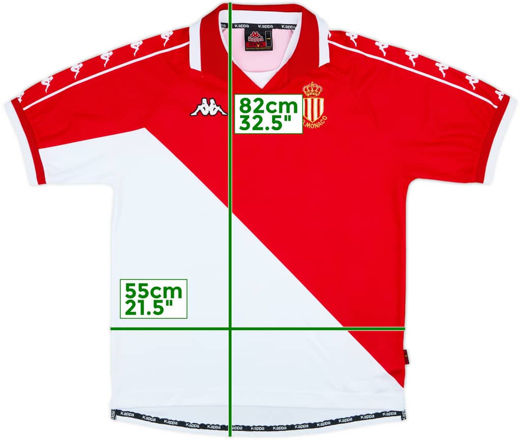 1999-00 Monaco Home Shirt - 8/10 - (L)